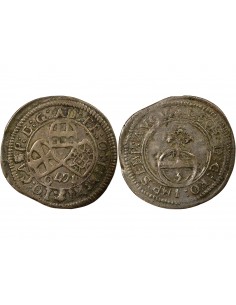 Allemagne Jean Gaspard dAmpringen 1 groschen Or 1670 2