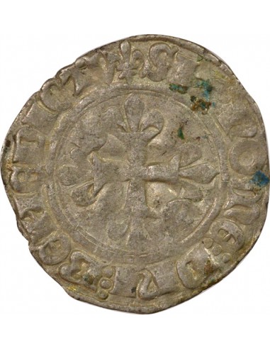 Charles VI Florette 1 gros Billon 1419-1422 A Paris
