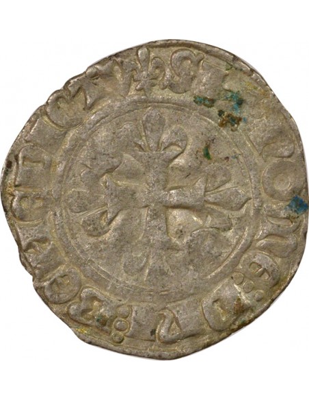 Charles VI Florette 1 gros Billon 1419-1422 A Paris