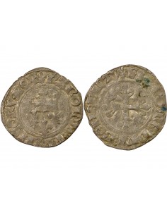 Charles VI Florette 1 gros Billon 1419-1422 A Paris 2