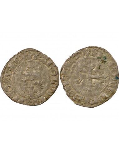 Charles VI Florette 1 gros Billon 1419-1422 A Paris