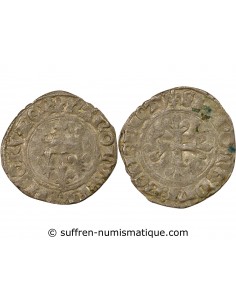 Charles VI Florette 1 gros Billon 1419-1422 A Paris