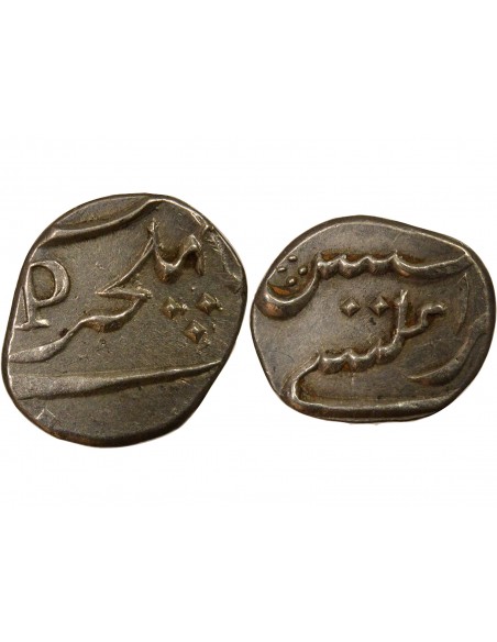 MAHE - 1 FANON ARGENT - 1738-1792 PONDICHERY