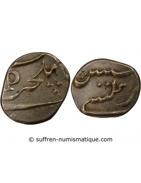 MAHE - 1 FANON ARGENT - 1738-1792 PONDICHERY