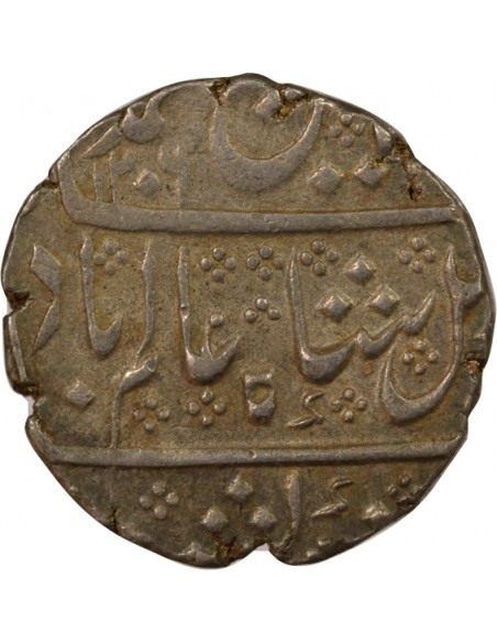Indes Françaises Shah Alam II 1 rupee Argent 1788-1789 Pondichéry