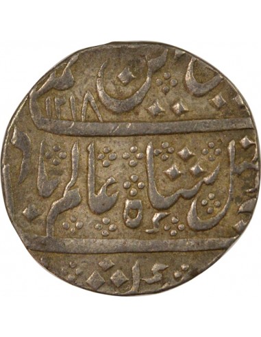 Indes Françaises Shah Alam II 1 rupee Argent 1803-1804 Pondichéry