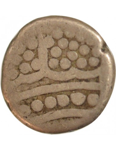 Inde Louis XV Fanon Argent 1750-1774 Pondichéry