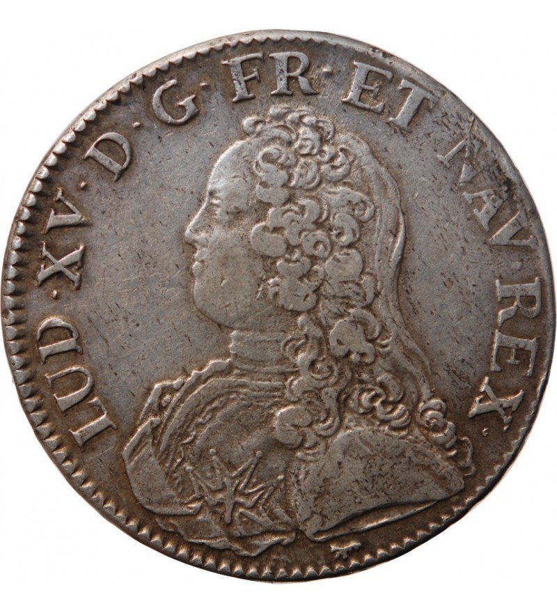 LOUIS XV - ECU AU BRANCHES D'OLIVIER 1726 A PARIS