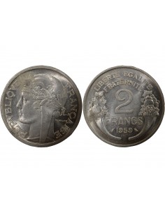 2 Francs Aluminium 1959 A Paris 2