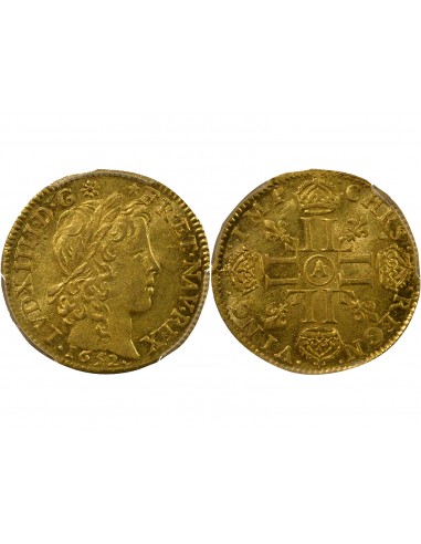 Louis XIV 1 louis d'or Or 1652 A Paris