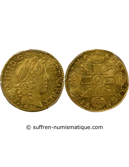 Louis XIV 1 louis d'or Or 1652 A Paris