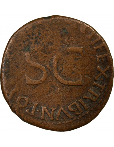 Rome Empire Tibère SC 1 as Cuivre 10-11 R Rome