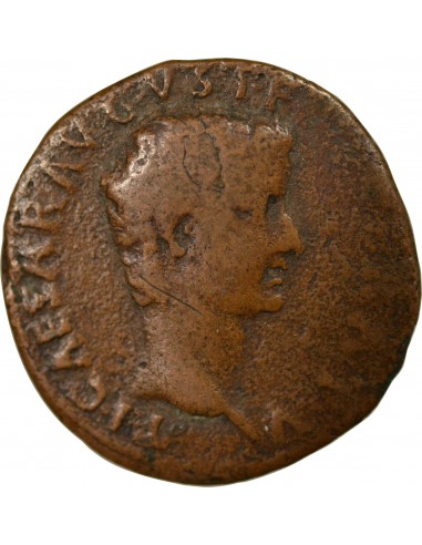 Rome Empire Tibère SC 1 as Cuivre 10-11 R Rome