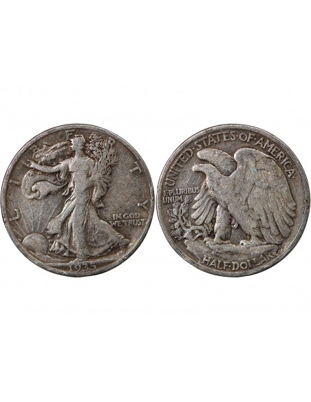 Etats-Unis - 1/2 Dollar Argent Walking Liberty " 1916-1947"