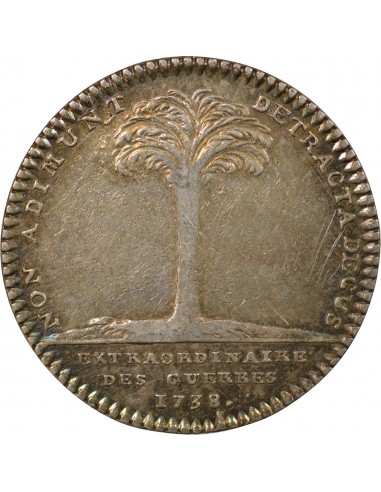Extraordinaire des Guerres, Louis XV - Jeton Argent 1738