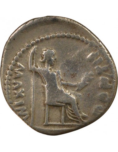 Rome Empire Tibère Livie Denier Argent 15-37 D Lyon Rome Empire