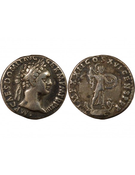 Rome Empire Domitien Pallas Denier Argent 93-94 R Rome Rome Empire