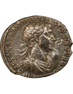 Rome Empire Trajan Virtus Denier Argent 117 R Rome Rome Empire 2