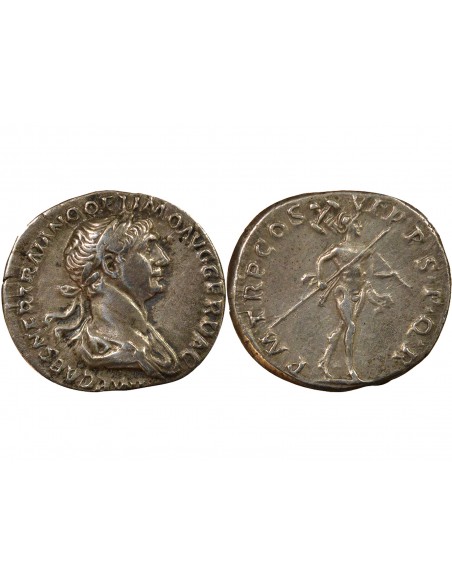 Rome Empire Trajan Mars Denier Argent 116 R Rome Rome Empire