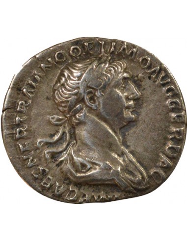 Rome Empire Trajan Mars Denier Argent 116 R Rome Rome Empire