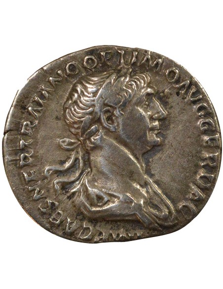 Rome Empire Trajan Mars Denier Argent 116 R Rome Rome Empire