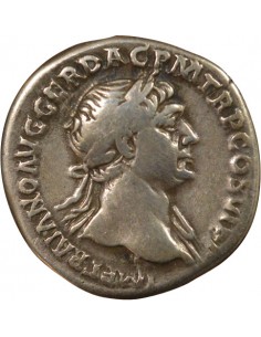 Rome Empire Trajan Statue Equestre Denier Argent 113 R Rome Rome Empire 2