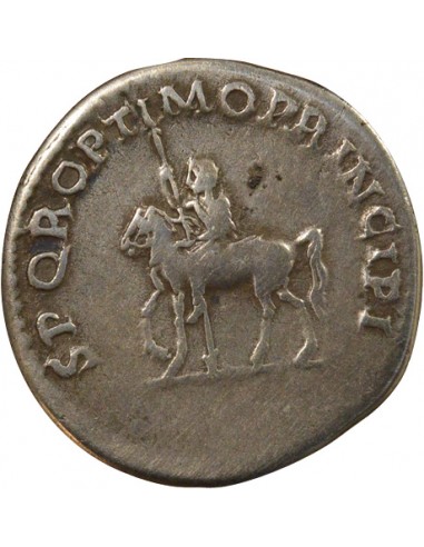 Rome Empire Trajan Statue Equestre Denier Argent 113 R Rome Rome Empire