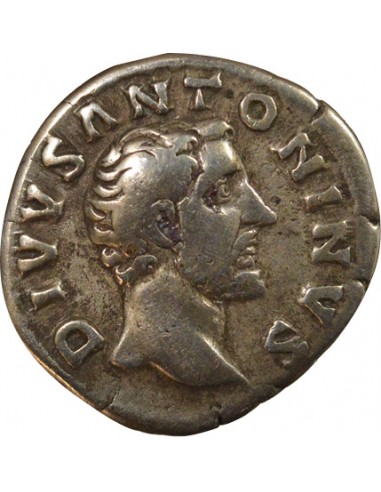 Rome Empire Antonin le Pieux Bûcher funéraire Denier Argent 161 R Rome Rome Empire