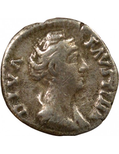 Rome Empire Faustine Mère Pietas Denier Argent 147-150 R Rome Rome Empire