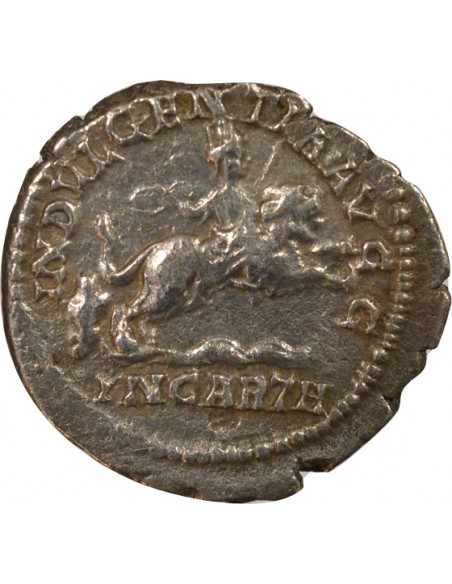 Rome Empire Septime Sévère Carthage Denier Argent 204 R Rome Rome Empire