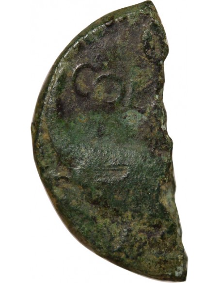 Rome - Provinces Agrippa Auguste tête laurée As Bronze 20 à 10 Av JC Nîmes Rome - Provinces