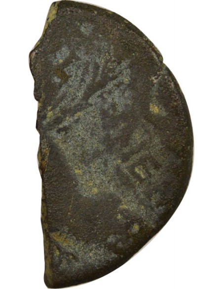 Rome - Provinces Agrippa Auguste tête laurée As Bronze 15 à 13 Av JC Nîmes Rome - Provinces