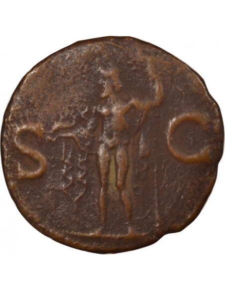 Rome Empire Agrippa Neptune As Cuivre 37-41 R Rome Rome Empire
