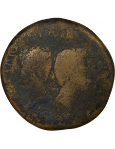 Rome - Provinces Agrippa Galère Dupondius Bronze 20 à 10 Av JC V Vienne Rome - Provinces 2