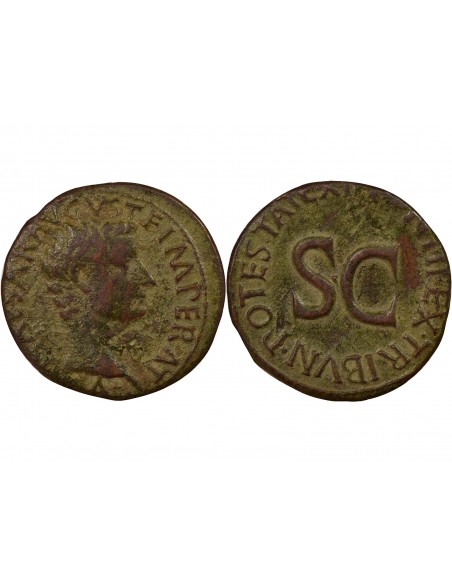 Rome Empire Tibère As Cuivre 10-11 R Rome Rome Empire