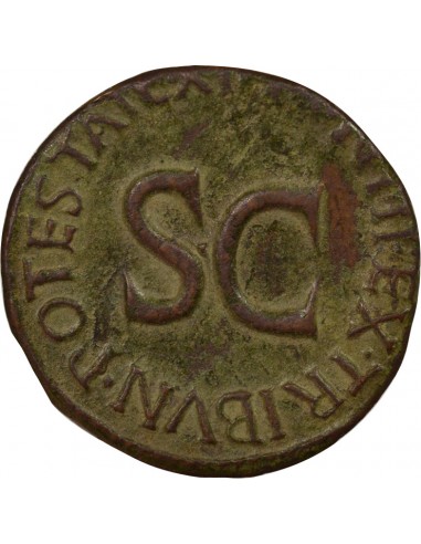 Rome Empire Tibère As Cuivre 10-11 R Rome Rome Empire