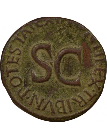 Rome Empire Tibère As Cuivre 10-11 R Rome Rome Empire