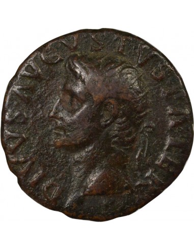 Rome Empire Auguste Autel As Cuivre 22-37 R Rome Rome Empire