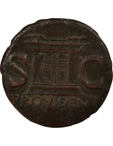 Rome Empire Auguste Autel As Cuivre 22-37 R Rome Rome Empire