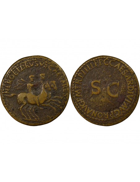 Rome Empire Néron Dupondius Cuivre 40-41 R Rome Rome Empire