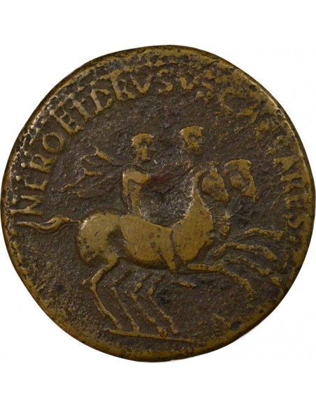 Rome Empire Néron Dupondius Cuivre 40-41 R Rome Rome Empire