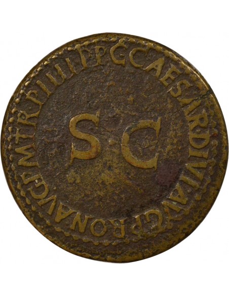 Rome Empire Néron Dupondius Cuivre 40-41 R Rome Rome Empire