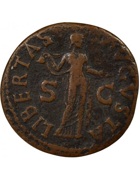 Rome Empire Claude Libertas As Cuivre 50-54 R Rome Rome Empire