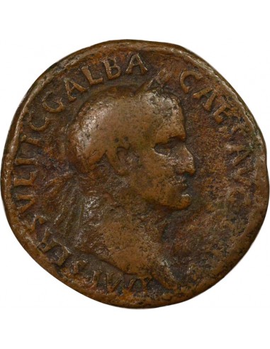 Rome Empire Galba Cérès As Cuivre 68 R Rome Rome Empire