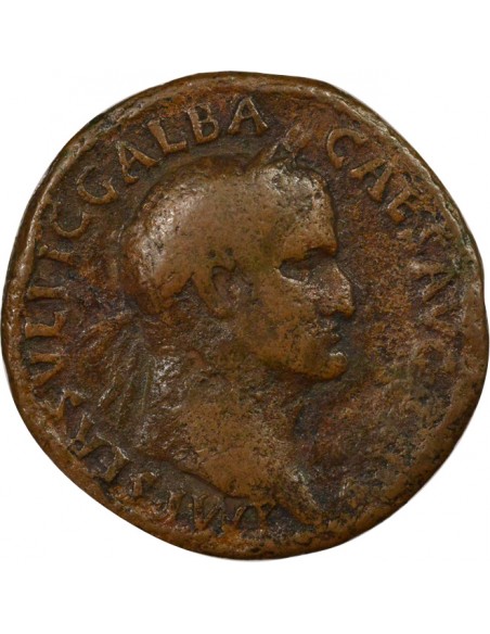 Rome Empire Galba Cérès As Cuivre 68 R Rome Rome Empire