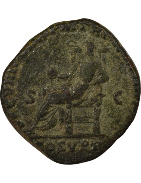Rome Empire Commode Securitas Sesterce Laiton 189 R Rome Rome Empire