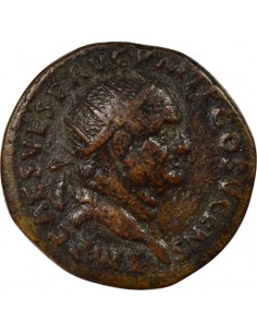 Rome Empire Vespasien Felicitas Dupondius Cuivre 74 R Rome Rome Empire 2