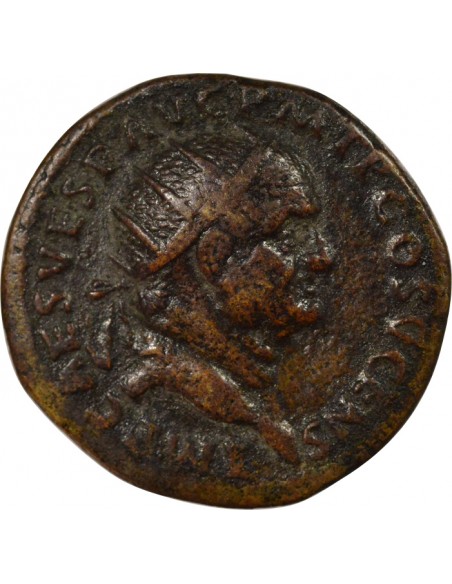 Rome Empire Vespasien Felicitas Dupondius Cuivre 74 R Rome Rome Empire