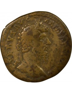 Rome Empire Lucius Verus Trophée Parthe Sesterce Laiton 166 R Rome Rome Empire 2