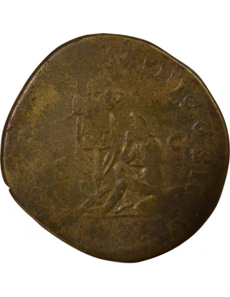 Rome Empire Lucius Verus Trophée Parthe Sesterce Laiton 166 R Rome Rome Empire